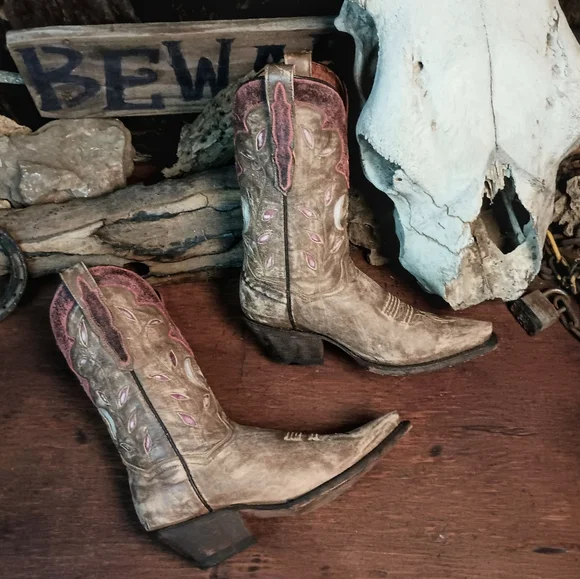 Dan Post cowboy boots 7M - Picture 5 of 10